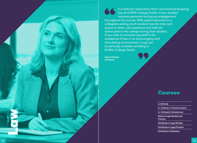 Law prospectus preview